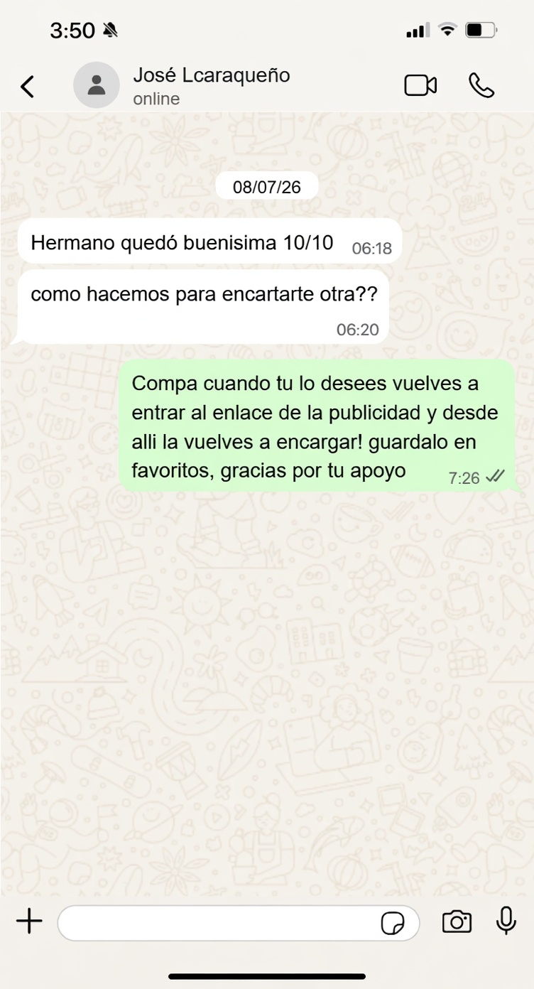 Cliente que califica la canción diez de diez