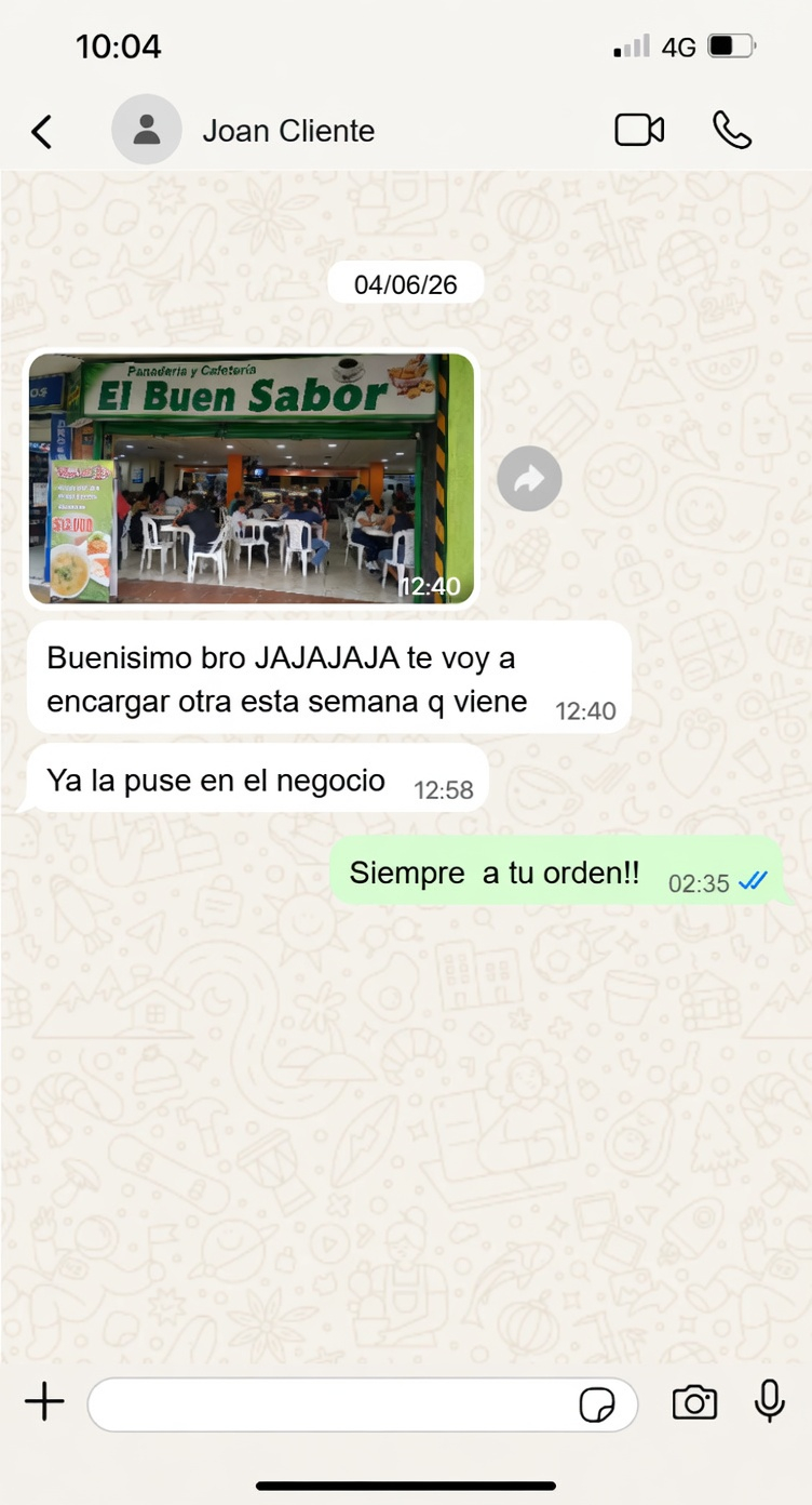 Negocio satisfecho que solicita otra canción